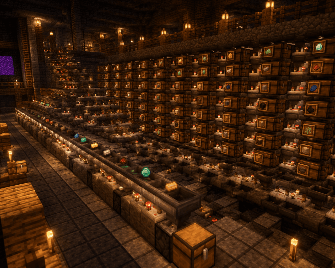 How to Build an Automatic Item Sorter in Minecraft