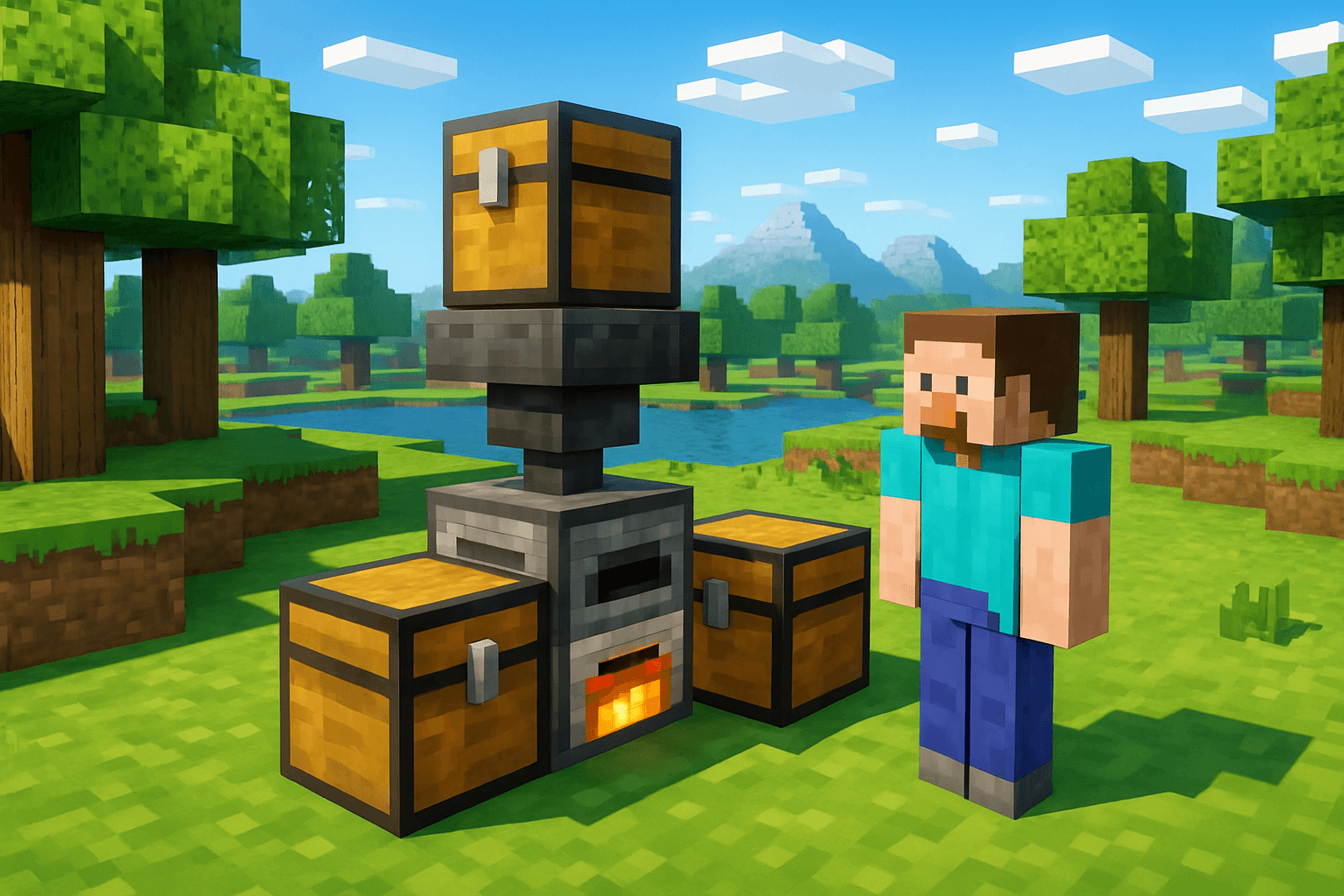 How to Build an Auto-Smelter in Minecraft