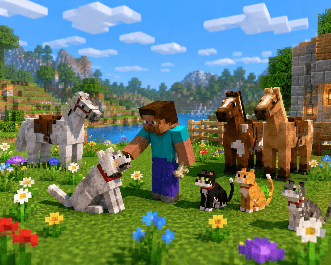 How to Tame and Breed Animals in Minecraft