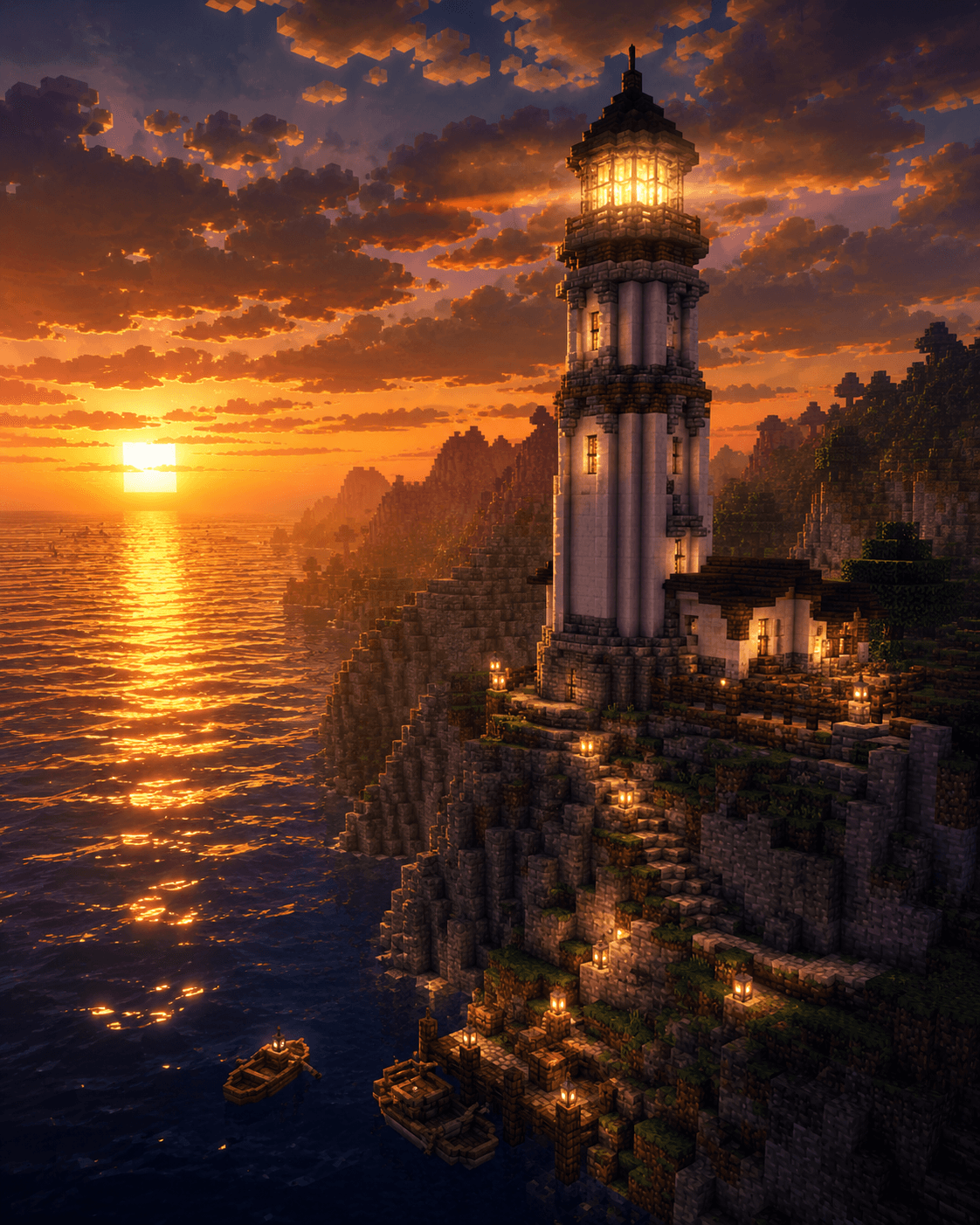 How to Build a Lighthouse in Minecraft (Step-by-Step Tutorial)