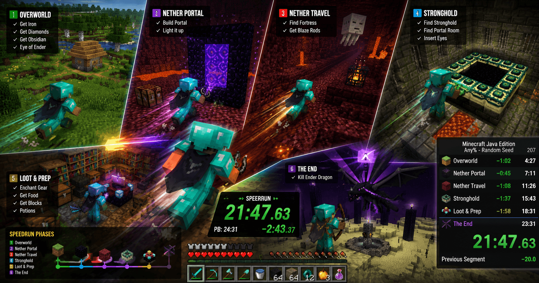 Minecraft 1.21 Speedrun Seeds: The Fastest Routes to the End