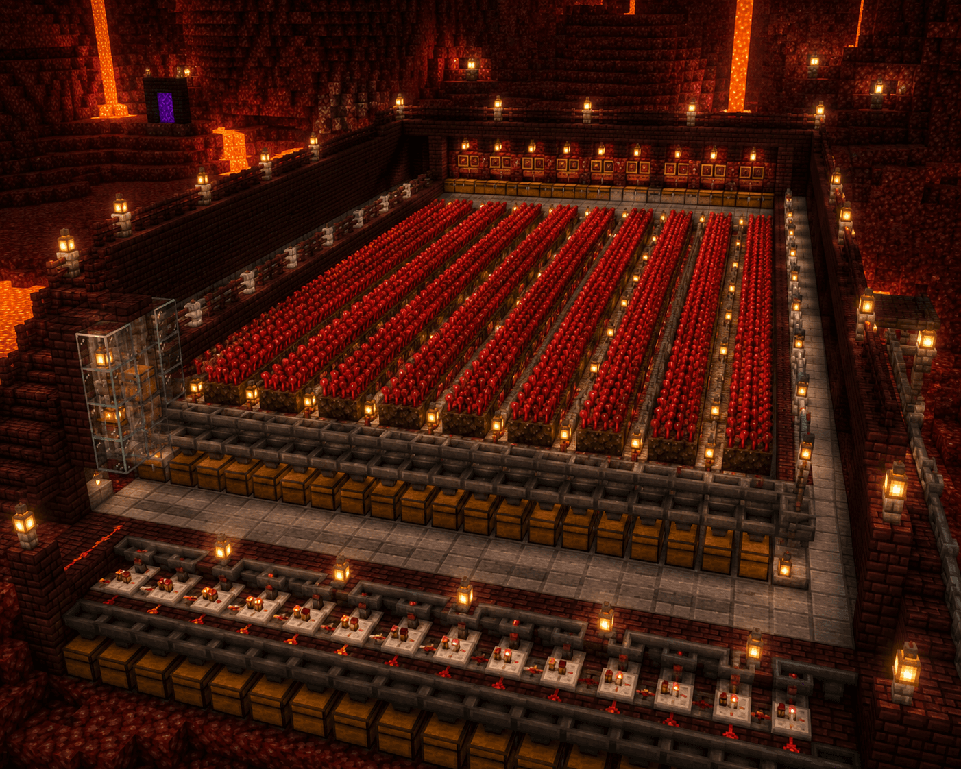 How to Build a Nether Wart Farm in Minecraft