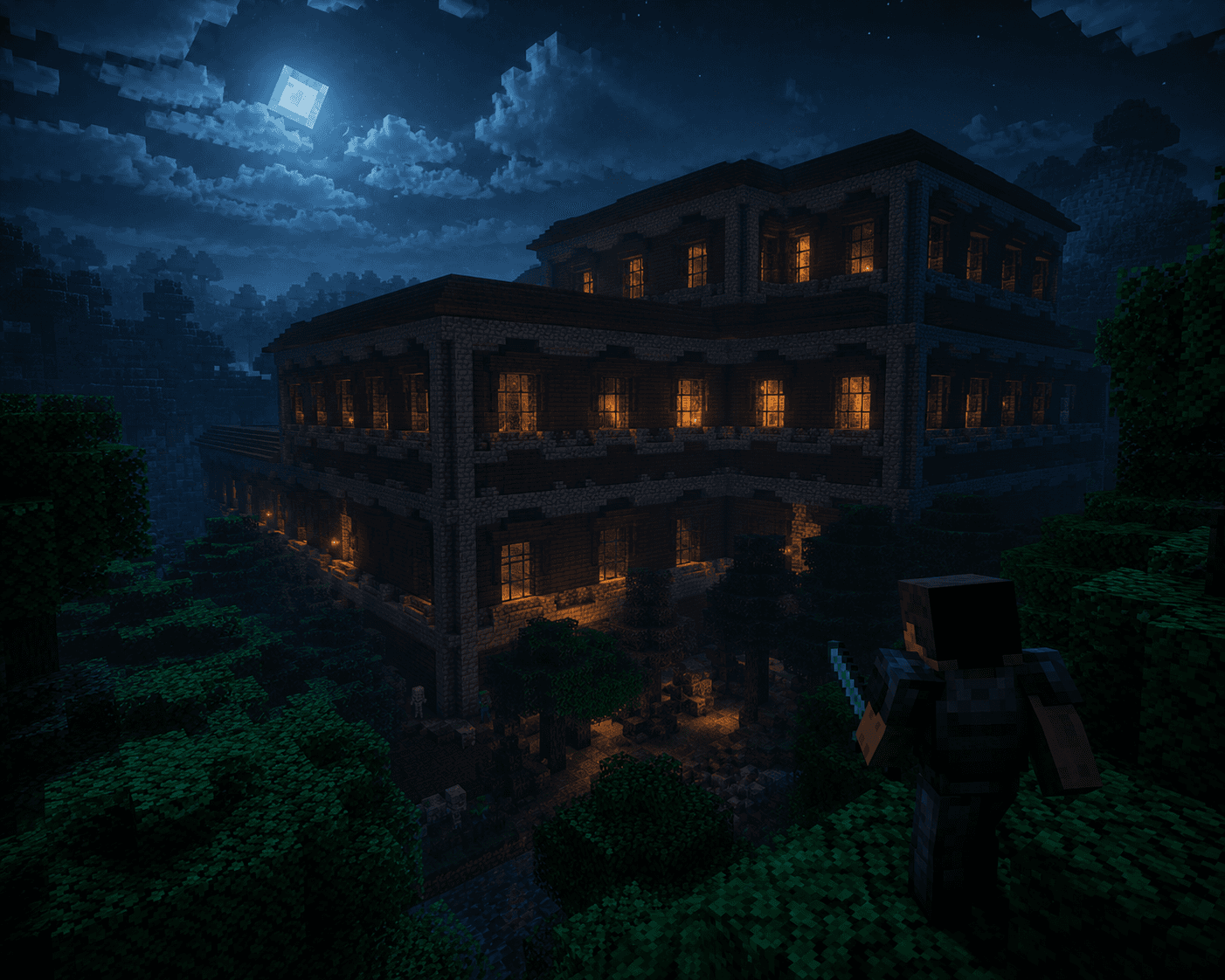How to Raid a Woodland Mansion and Survive in Minecraft
